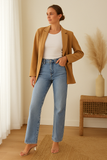 Jean Large | Taille Haute | Décontracté et Tendance