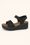 Sandales Compensées Velcro | Légères & Confortables | Style Quotidien