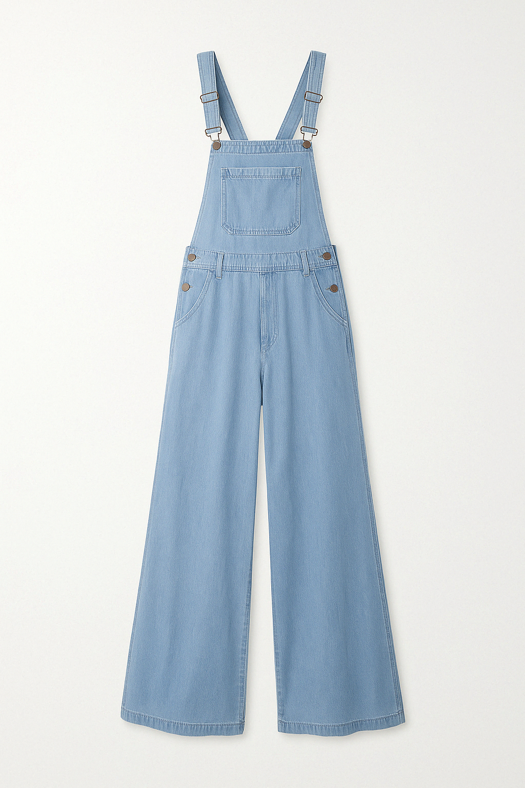 Salopette Large en Jean | Bleu | Style Décontracté & Tendance