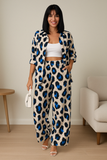 Ensemble Deux Pièces Imprimé Léopard | Audacieux et Fluide | Look Tendance Décontracté