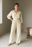Ensemble Pantalon Plissé | Élégant & Fluide | Parfait pour une Sophistication Chic