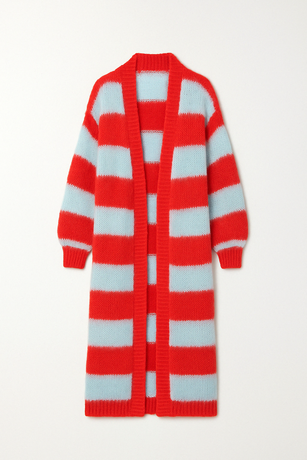 Robe Longue en Maille Rayée | Confortable | Audacieuse et Colorée