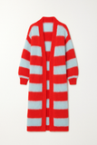 Robe Longue en Maille Rayée | Confortable | Audacieuse et Colorée
