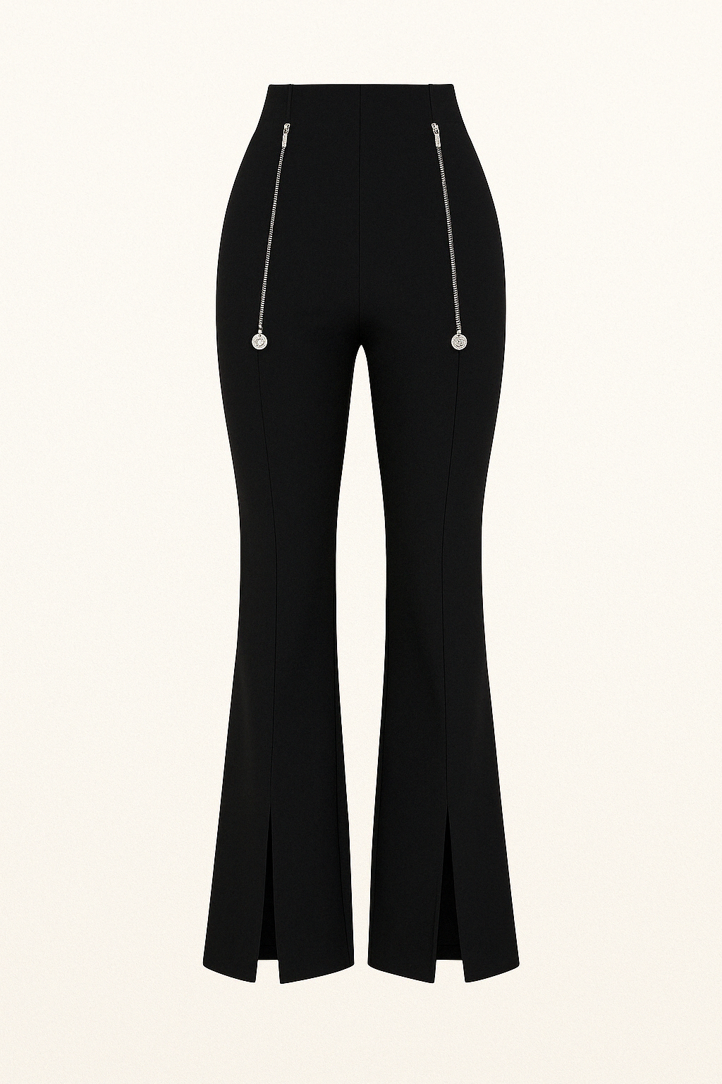 Pantalon Taille Haute avec Fente | Élégant et Moderne | Coupe Parfaite
