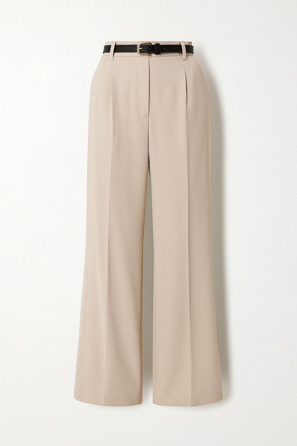 Pantalon Large Taille Haute | Coupe Élégante | Style Minimaliste Moderne