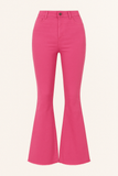 Pantalon Évasé | Rose Fuchsia | Touche Rétro Audacieuse