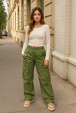 Pantalon Cargo Utilitaire | Style Urbain & Fonctionnel | Parfait pour un Look Streetwear et les Jours Décontractés