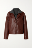 Veste Zippée en Similicuir | Chic Urbain & Audacieux | Idéale pour les Tenues d’Automne et Journées Citadines