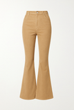 Pantalon Pattes d'Éléphant en Velours | Taille Haute | Rétro Chic & Confortable