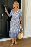 Robe Midi Fleurie | Élégante | Légère & Aérée