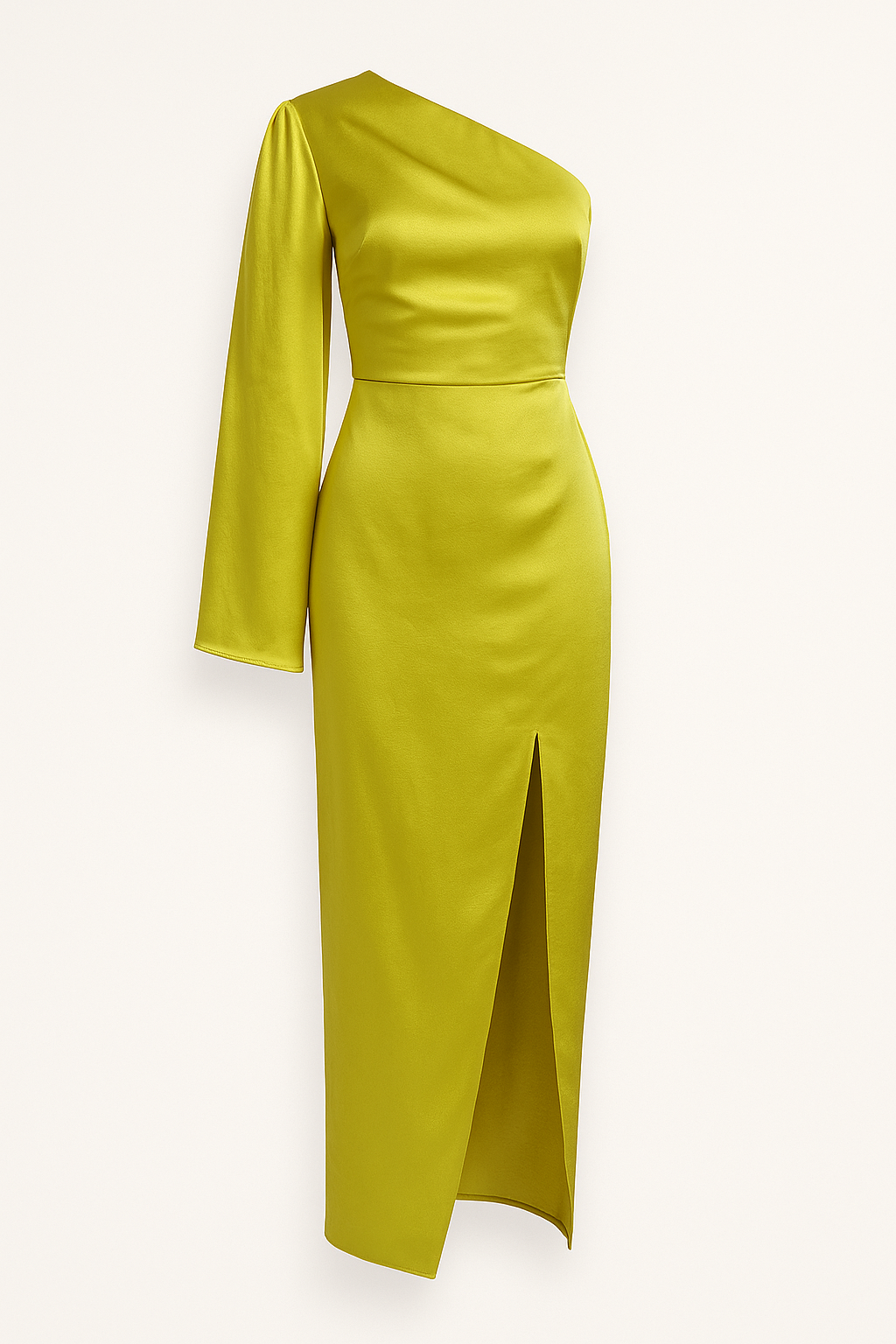 Robe Satinée Asymétrique | Élégante | Chic et Sophistiquée