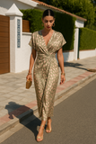 Robe Longue Portefeuille en Satin | Élégante | Chic & Sophistiquée