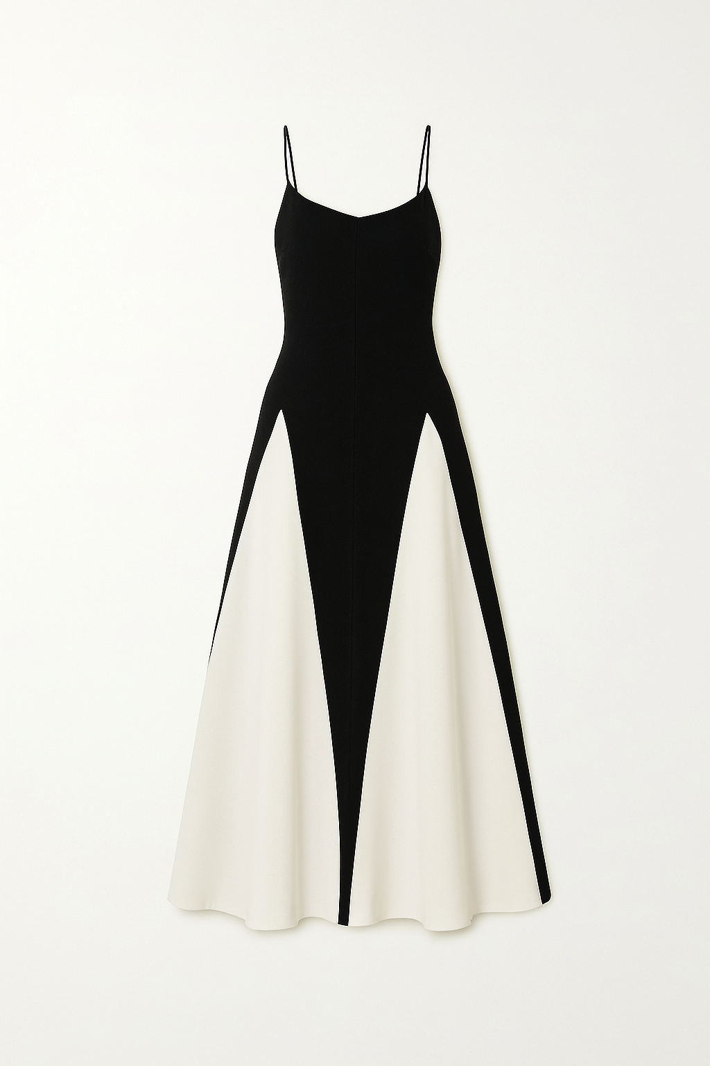 Robe de Soirée Bicolore | Élégante | Moderne & Intemporelle