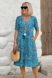Robe Midi Bohème | Vibrante | Légère & Confortable