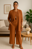 Ensemble Élégant Trois Pièces | Chic & Confortable | Parfait du Jour au Soir