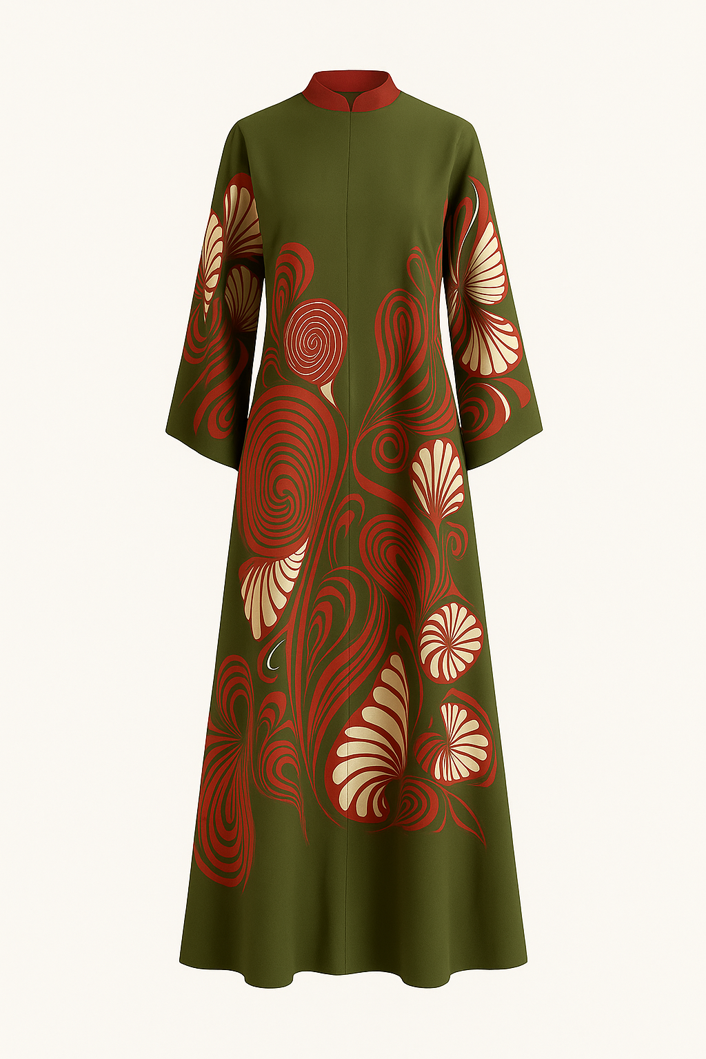 Robe Longue Caftan Imprimée | Élégante & Fluide | Chic Bohème