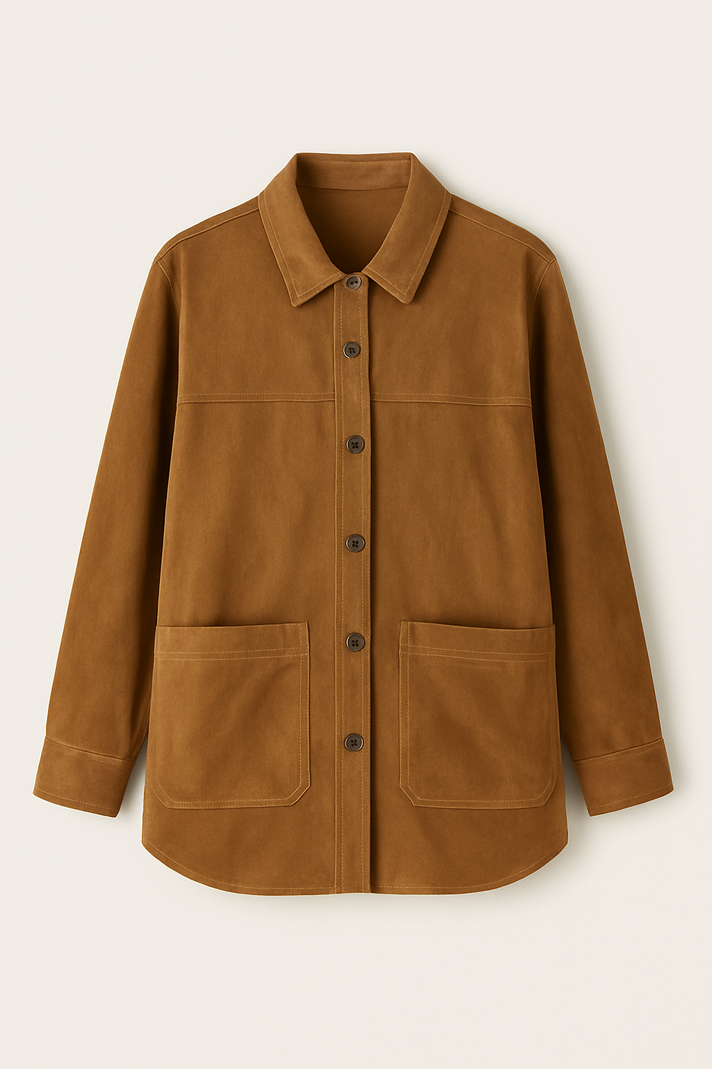 Veste Chemise en Daim | Chic | Douce & Polyvalente