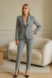 Ensemble Tailleur Croisé | Look Puissant | Élégant & Sophistiqué