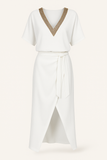Robe Élégante Col V | Chic | Légère & Aérée
