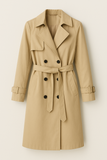 Trench-Coat Classique à Double Boutonnage | Élégant | Intemporel & Polyvalent