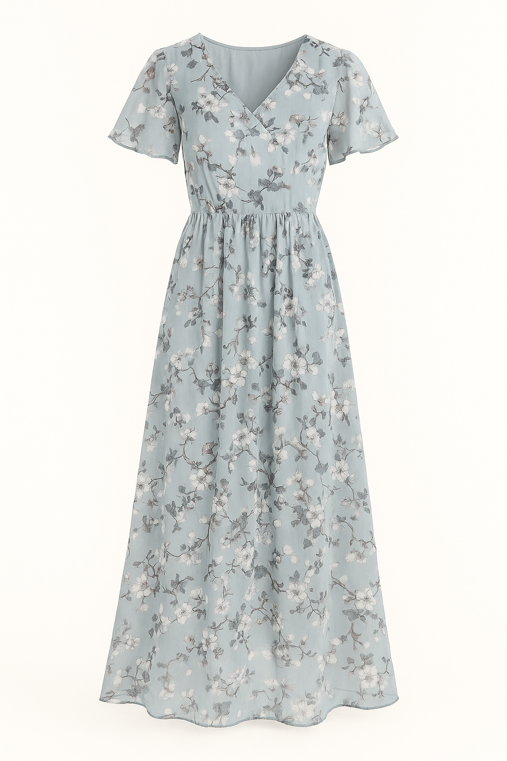 Robe Longue Fleurie | Élan Romantique | Élégance Sans Effort