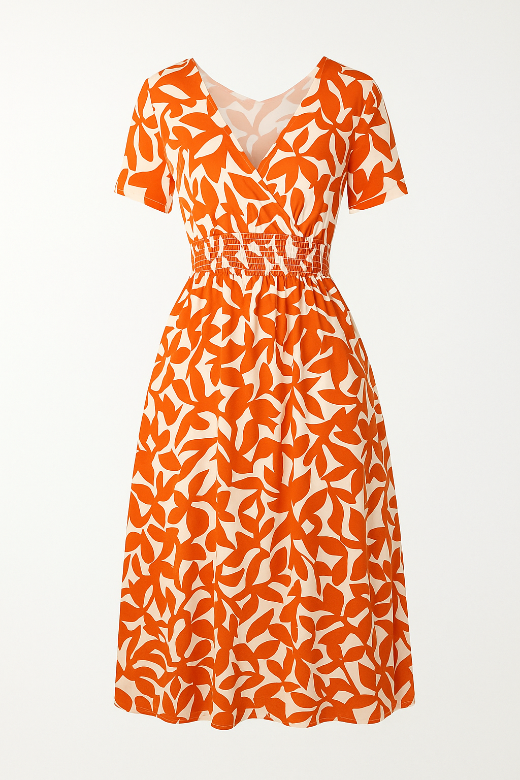 Robe Portefeuille Fleurie | Tissu Léger | Élégante et Féminine