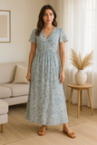 Robe Longue Fleurie | Élan Romantique | Élégance Sans Effort