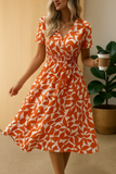 Robe Portefeuille Fleurie | Tissu Léger | Élégante et Féminine