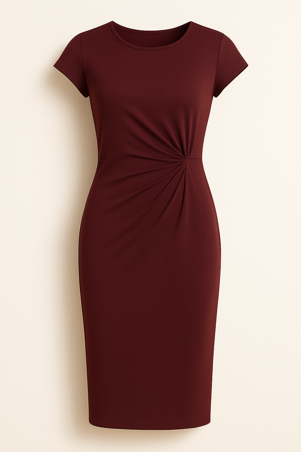 Robe Midi Froncée Élégante | Chic | Flatteuse & Intemporelle