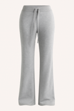 Pantalon Évasé en Molleton | Doux & Extensible | Décontracté & Tendance