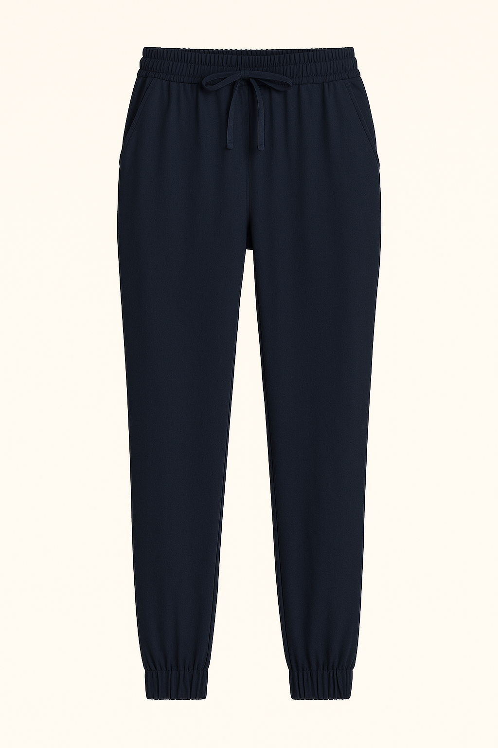 Pantalon Jogger en Lin | Taille Haute | Décontracté et Stylé