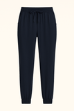 Pantalon Jogger en Lin | Taille Haute | Décontracté et Stylé
