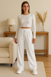 Pantalon Large de Jogging | Tendance & Confort | Look Décontracté