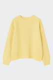 Pull en maille côtelée | Col rond | Coupe décontractée | Tissu doux