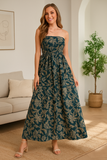 Robe Longue Fleurie | Sans Manches | Style Estival Élégant