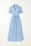 Robe Longue à Boutons | Ceinture à Nouer | Fleurie et Légère