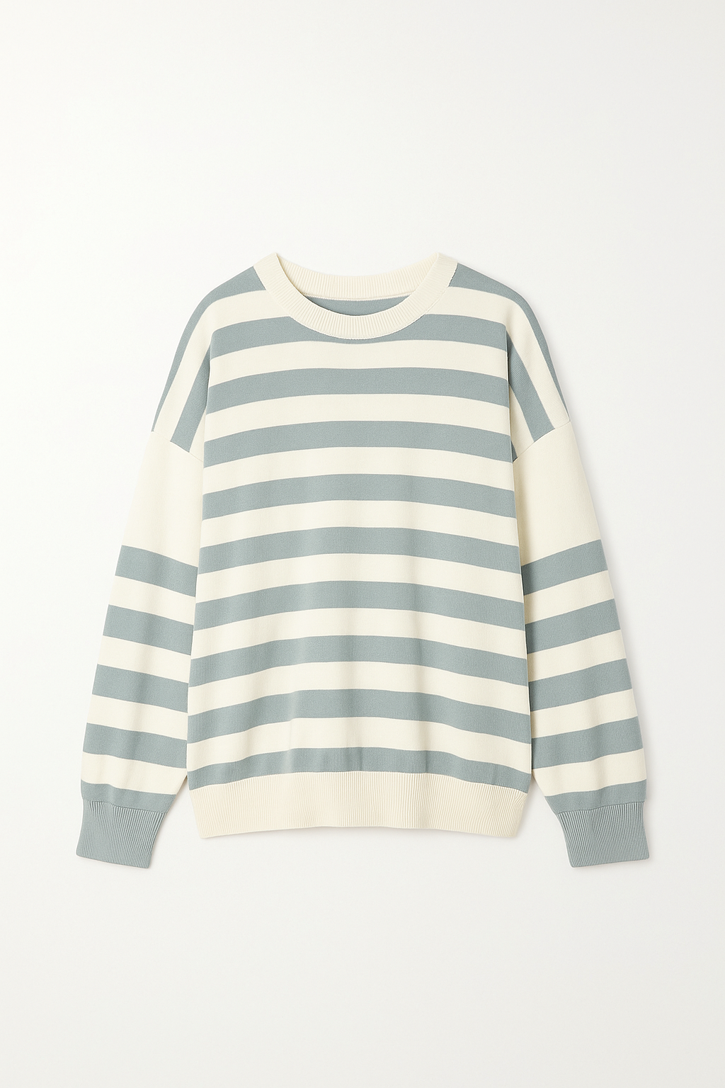 Pull Oversize Rayé | Maille Douce | Décontracté & Tendance