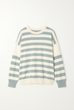 Pull Oversize Rayé | Maille Douce | Décontracté & Tendance