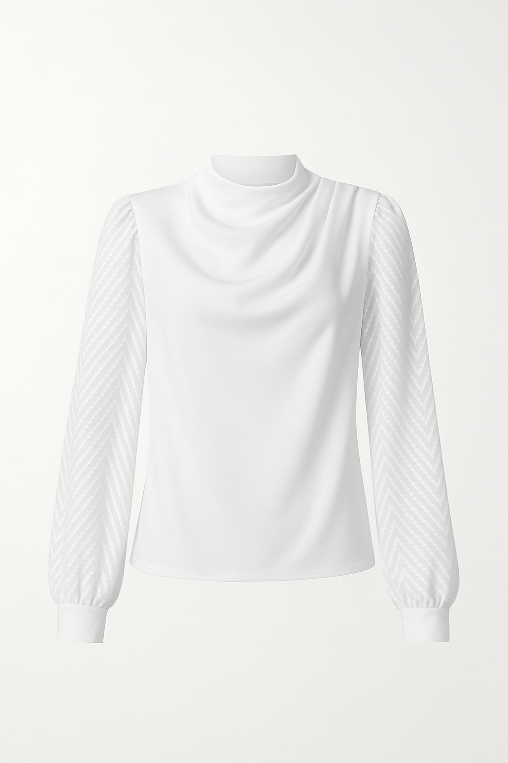 Blouse Élégante Manches Chiffon | Sophistiquée | Féminine et Intemporelle