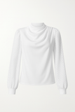 Blouse Élégante Manches Chiffon | Sophistiquée | Féminine et Intemporelle