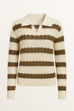 Pull en Maille Rayée | Style Vintage | Chaud et Chic