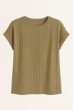 T-Shirt Décontracté Manches Courtes | Léger et Coupe Ample | Basique du Quotidien