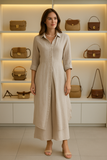 Ensemble en Lin | Élégant & Décontracté | Parfait pour l'Été et les Looks Chic Décontractés