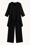Ensemble Deux Pièces en Lin | Léger & Fluide | Parfait pour un Look Estival Élégant