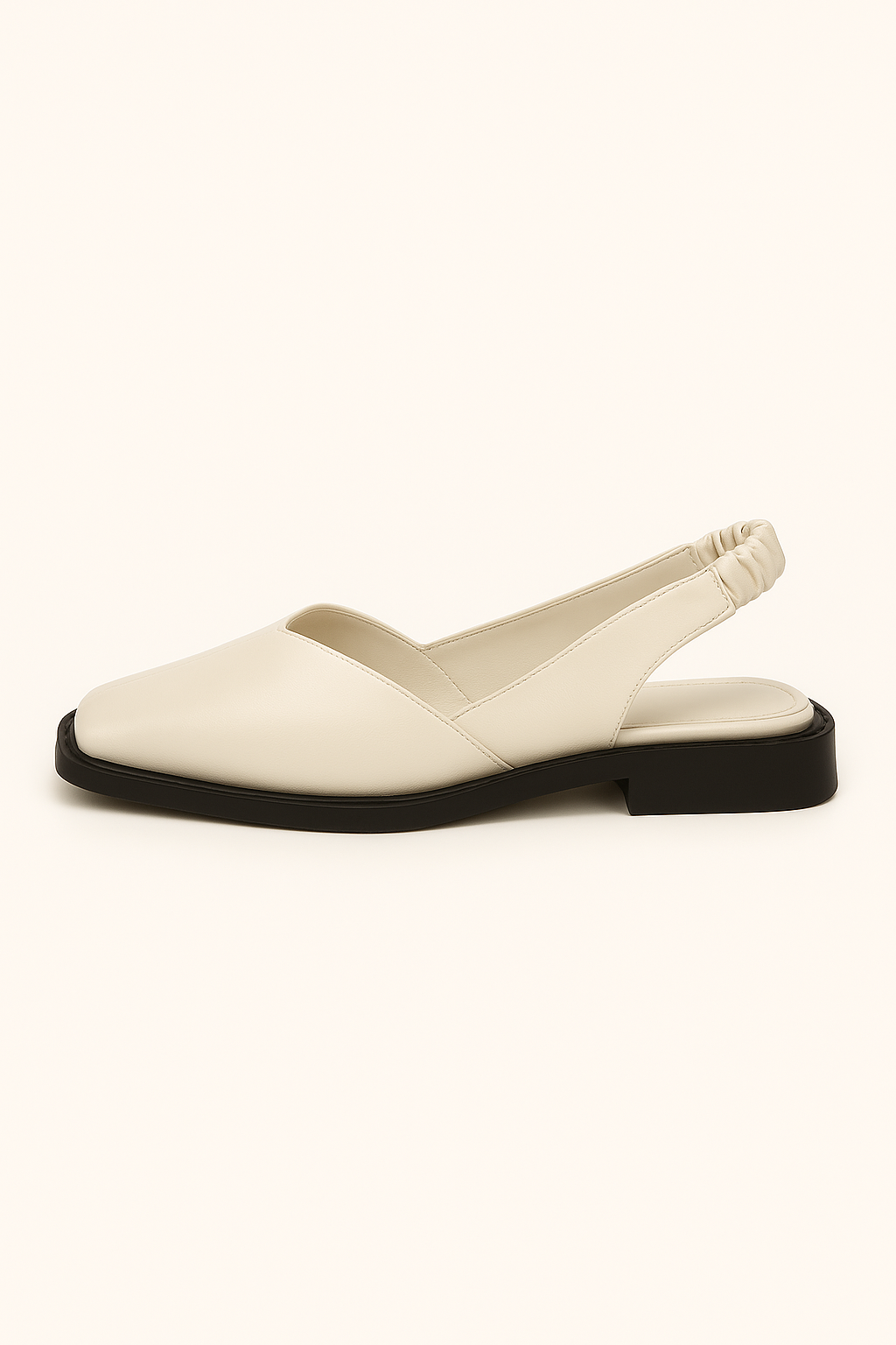 Ballerines Slingback à Bout Carré | Design Moderne | Confort Souple au Quotidien