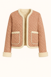 Veste Matelassée Fleurie | Douce & Stylée | Inspiration Vintage