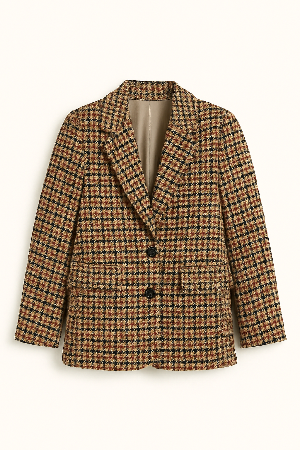 Blazer à Carreaux | Style Vintage | Incontournable Casual Chic