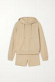 Ensemble Sweat à Capuche & Short Côtelé | Confort & Style | Loungewear Tendance