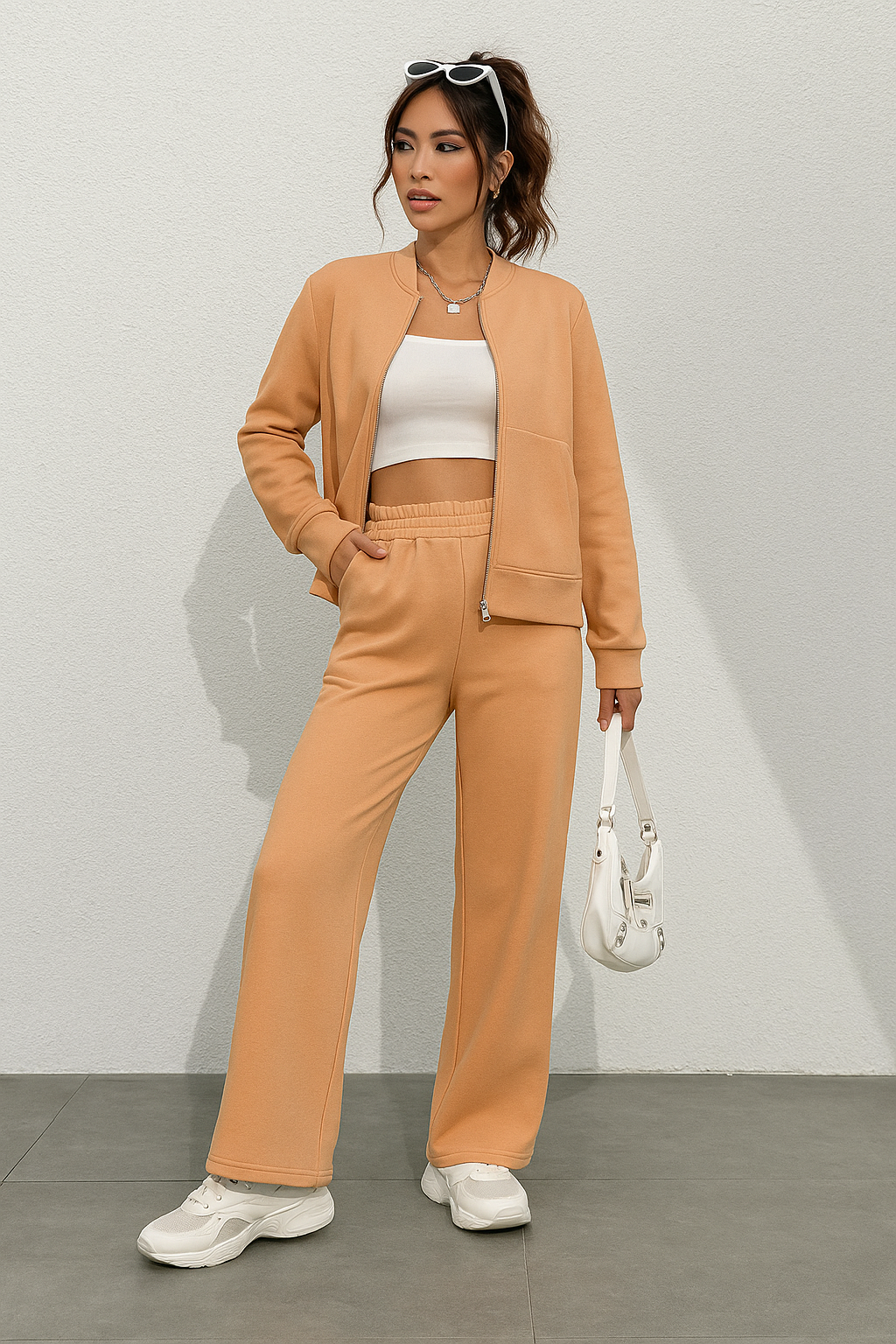 Ensemble 3 Pièces Décontracté | Tendance & Confortable | Sporty Chic