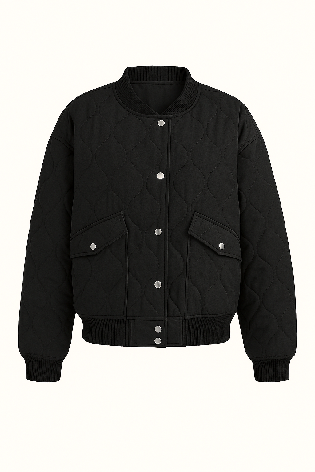 Blouson Bomber Matelassé | Confort & Tendance | Style Urbain Décontracté